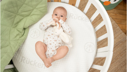 Materac dziecięcy STABIL - Komfortowy materac do łóżeczka WALDIN 7w1