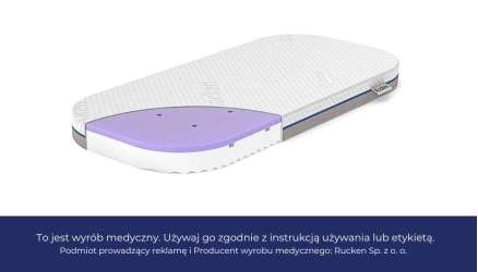 Materacyk EGGE do kołyski 72x33, Chicco Baby Hug 4w1
